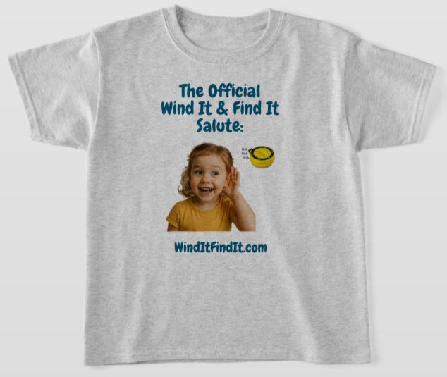 The Official Wind It &Find It Salute children's T-shirt